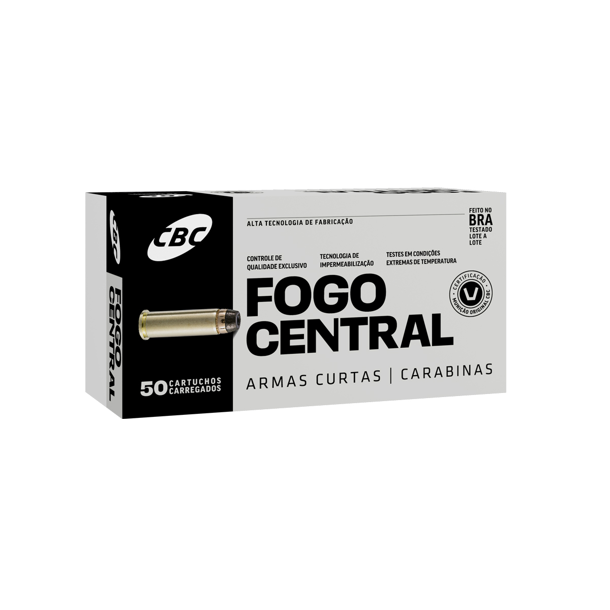 MUNIÇÃO CBC TREINA CAL.357 - EXPP 158GR - CAIXA 50unid