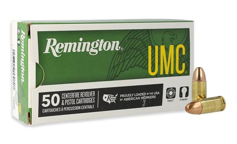 MUNIÇÃO REMINGTON CAL 9X19MM - FMJ 147GR