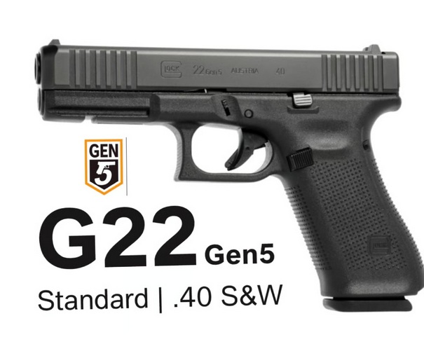 PISTOLA GLOCK G22 GEN5 CAL .40SW