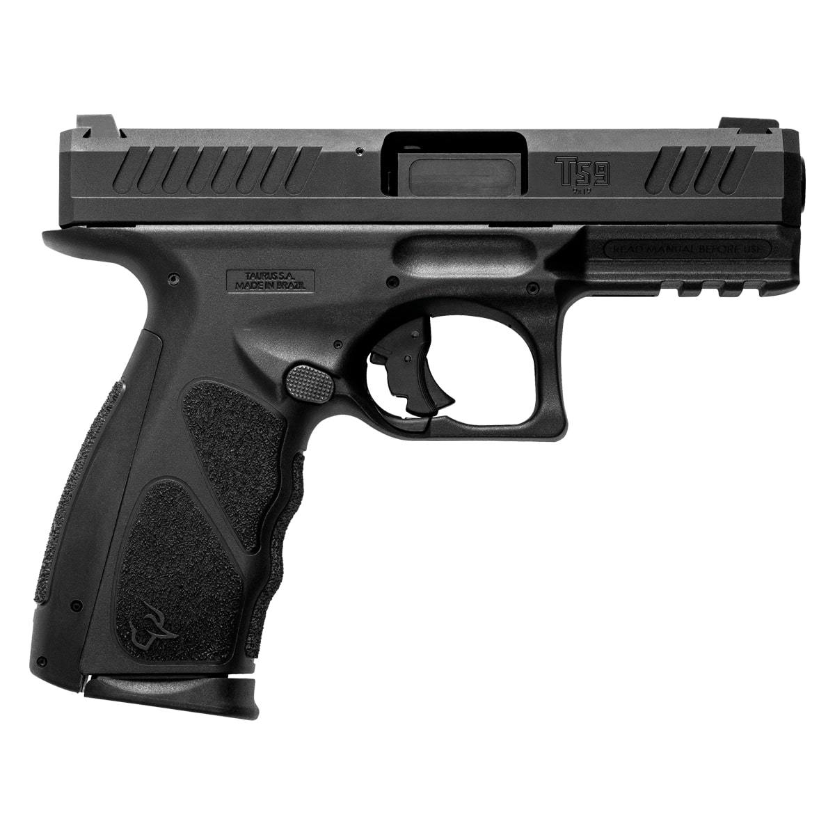 PISTOLA TAURUS TS9, CAL. 9MM, 3x17, 102 MM (4 POL), TENEFERIZADO