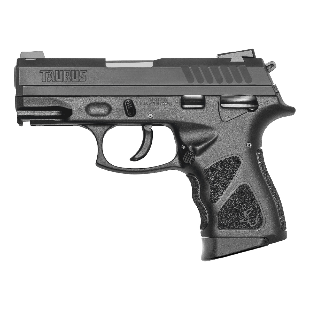 PISTOLA TAURUS TH380C GRAPHENE CAL .380 ACP, 2x15/1x18,90MM (3,54POL),CERAKOTE GRAPHITE BLACK