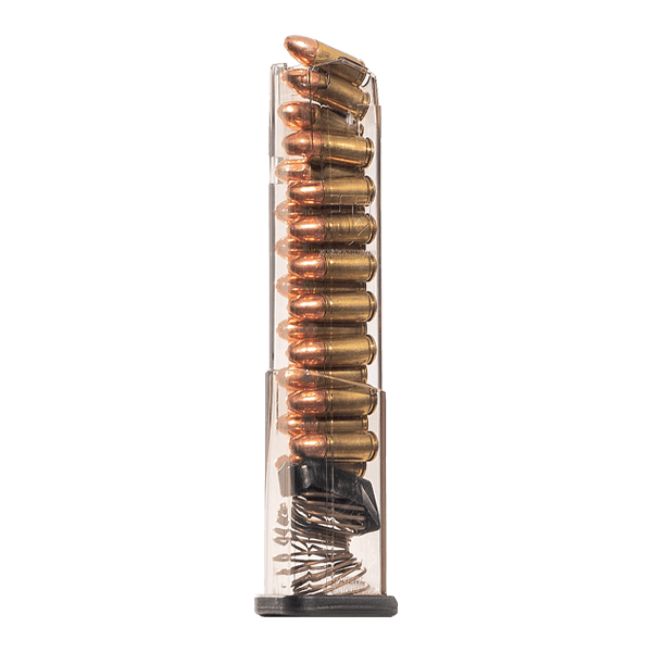 CARREGADOR ETS para GLOCK G43X/G48 - CAL 9MM - 19 MUNIÇÕES