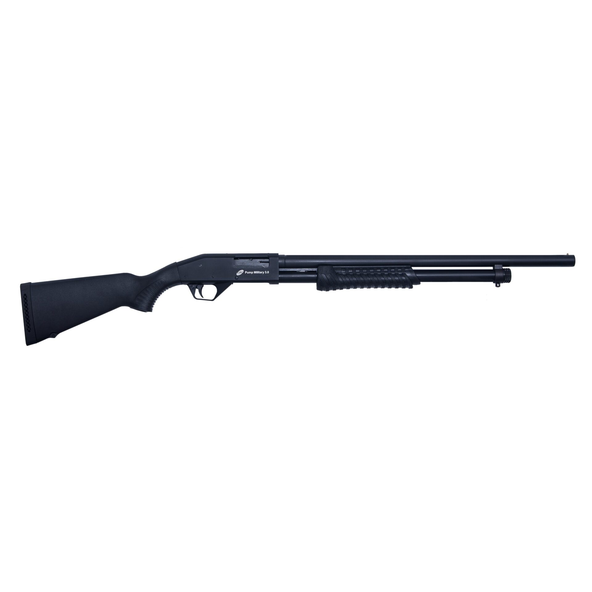 ESPINGARDA CBC PUMP MILITARY 3.0 12GAUGE - 24 POL - CORONHA FIXA