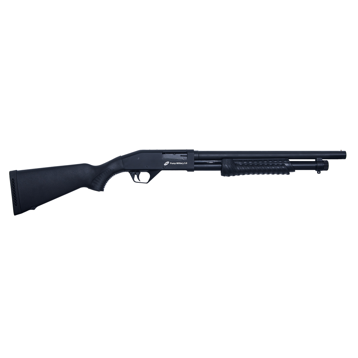 ESPINGARDA CBC PUMP MILITARY 3.0 12GAUGE - 16 POL - CORONHA FIXA