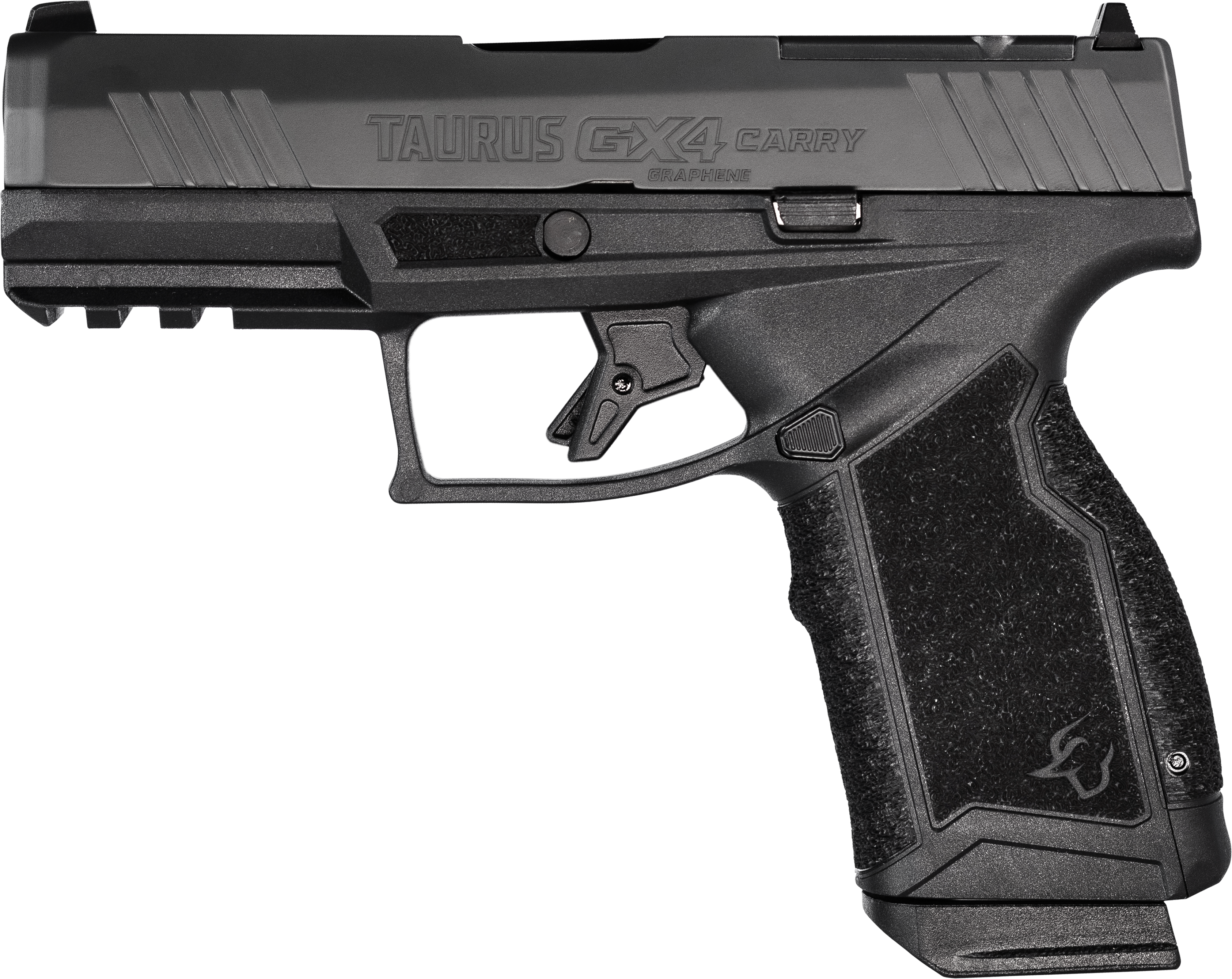 PISTOLA TAURUS GX4 CARRY TORO, CAL .38TPC, 2X15, 94MM (3,7POL), CARBONO CERAKOTE