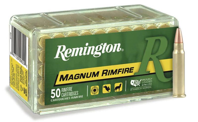 MUNIÇÃO REMINGTON CAL .17 HMR JSP 20 GR  - CAIXA 50unid