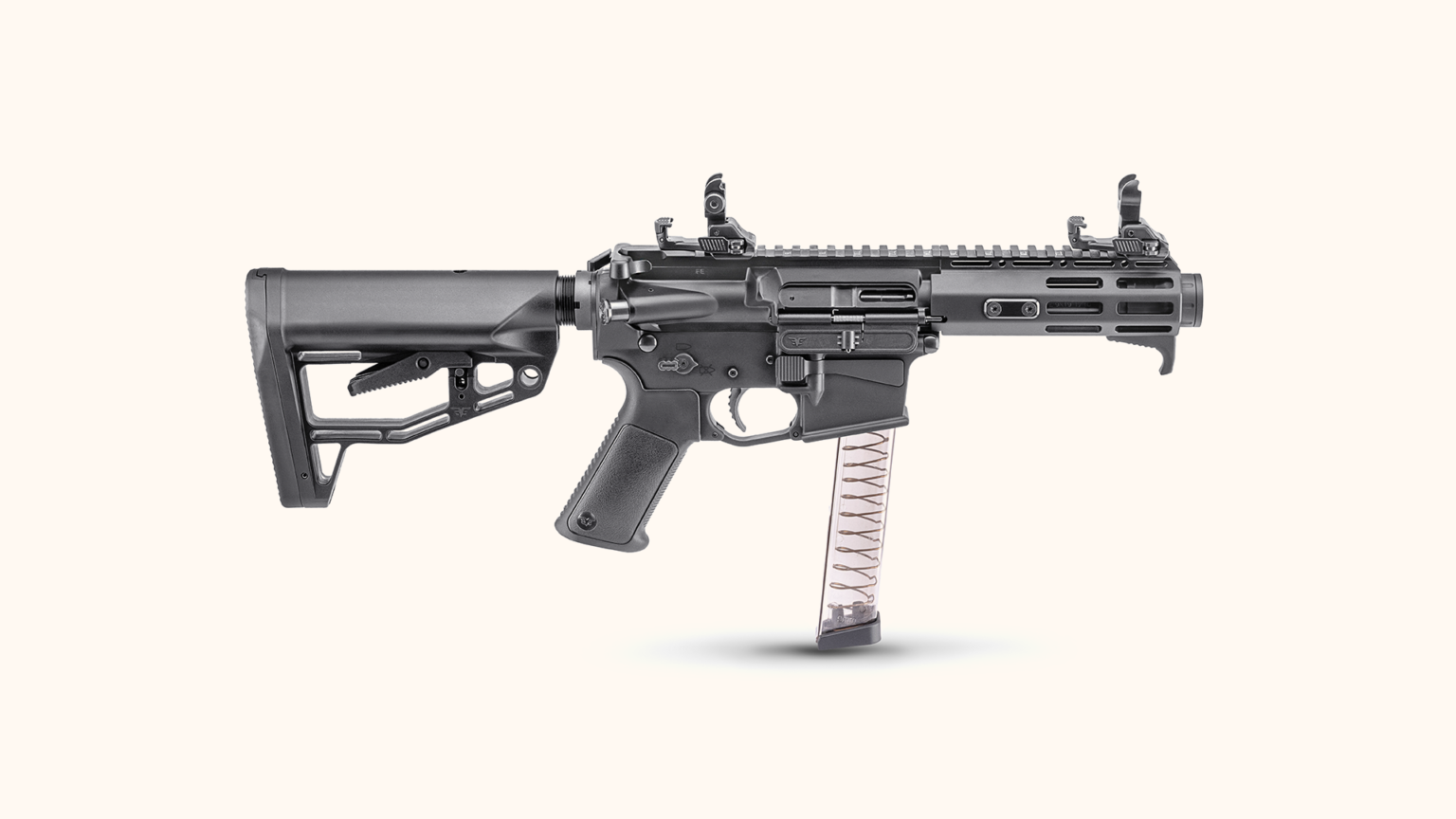 CARABINA FIRE EAGLE® 9 x 19 mm – 5.5″ BLOWBACK SIMPLES
