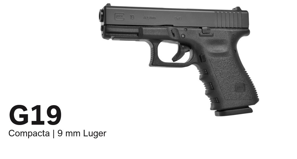 PISTOLA GLOCK G19 GEN3 CAL 9X19MM